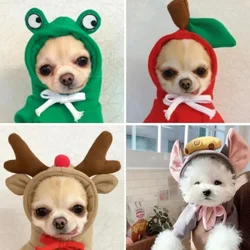 2024 Christmas Dog Winter Hooded Sweatshirt Costume for Small Medium Pet Coat Puppy Cat Jacket Clothes Chihuahuas French Bulldog