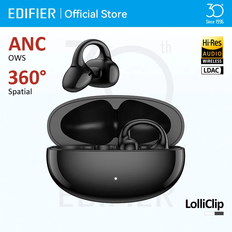 EDIFIER LolliClip オープンイヤー トゥルーワイヤレスイヤホン