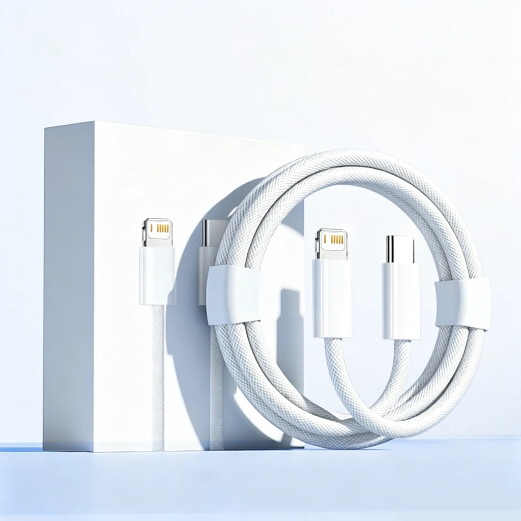 PD 40W USB-C-Ladekabel für iPhone 13 11 12 14 Pro Max XS X XR 7 8 Plus Typ-C Geflochtenes Kabel Datenkabel Handy-Zubehör