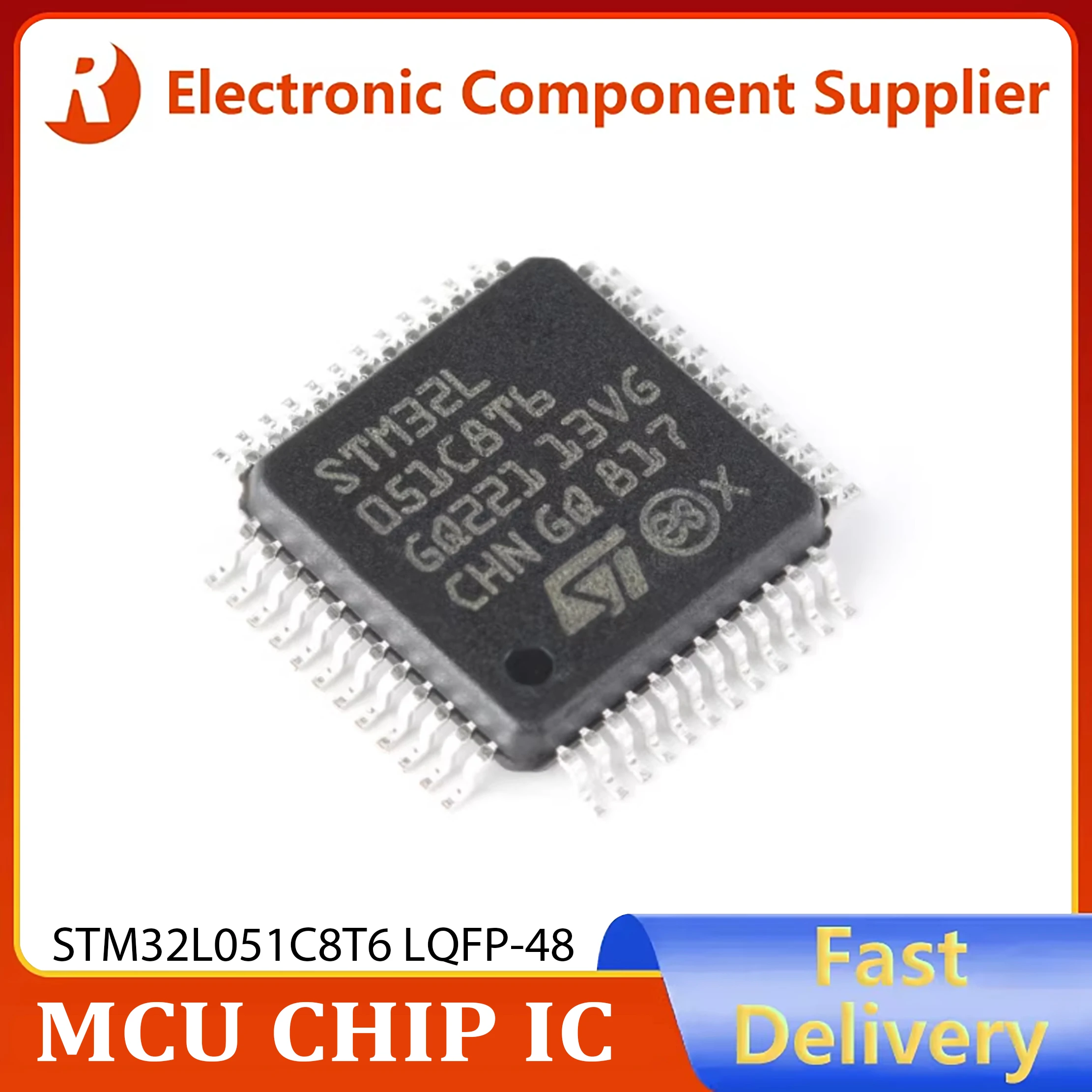 2PCS in stock STM32L051K8T6 STM32L051 SCM LQFP32 original new