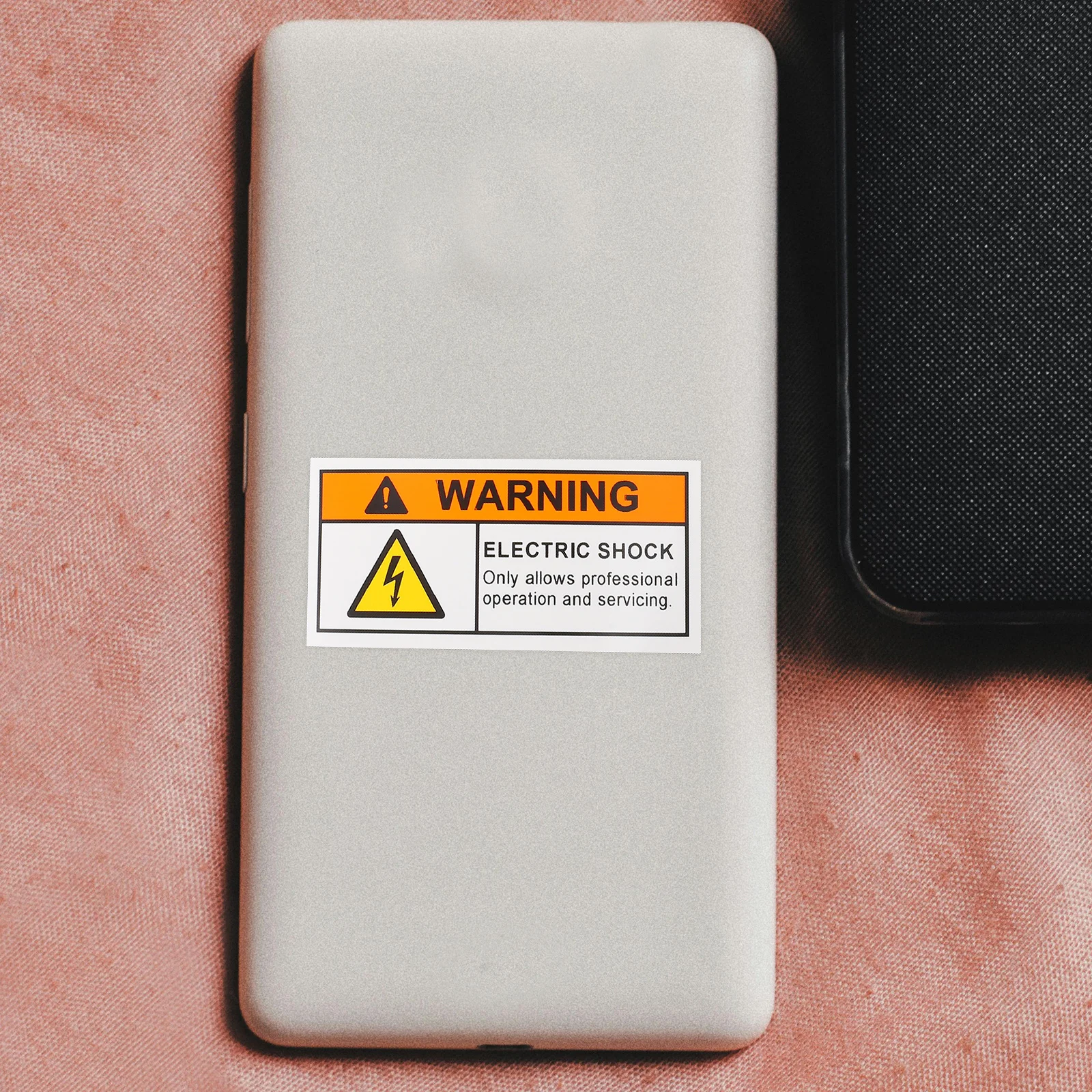 5pcs Electric Shocks Warning Sticker High Voltage Safety Sign For Electrical Equipment Maintenance Durable Industrial Home