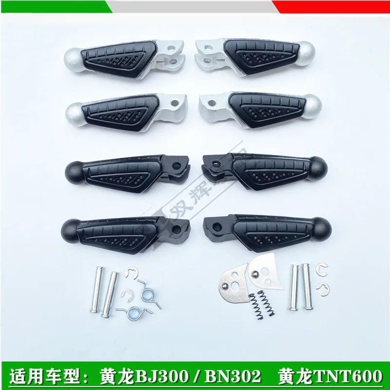 Reposapiés delantero izquierdo y derecho para motocicleta, pedales traseros para Benelli BN600 TNT600 Keeway RK6 BN302 TNT300