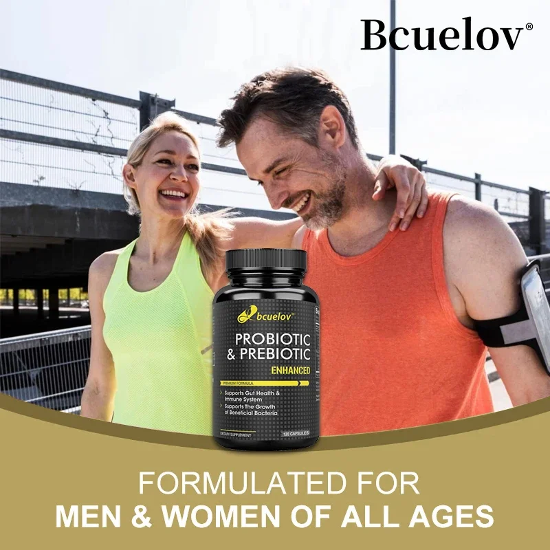 Bio Probiotic Capsules with 440 Million CFU Digestive Enzymes Help Accelerate Gastric Digestion and Immune System Metabolism