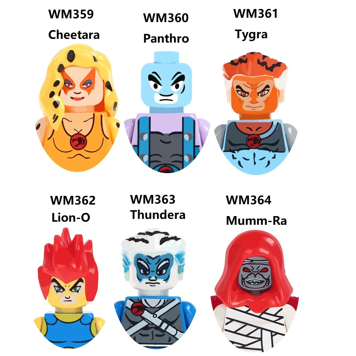 

Mumm-Ra Lion O Thundercats Action Figure Mini Buliding Blocks Bricks