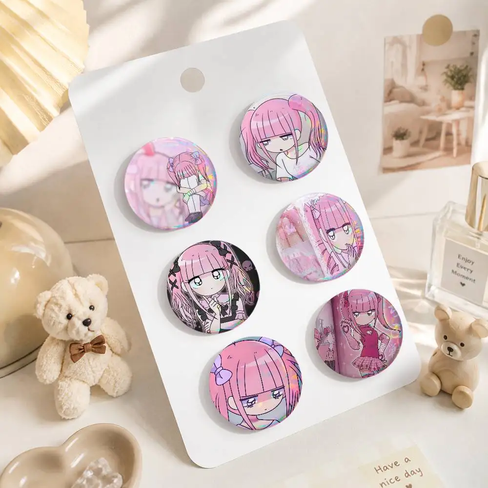 Menhera Chan Fashion Button Badge Pin Set Cool Anime Game Cartoon Music Design Brooch For Backpack Clothes