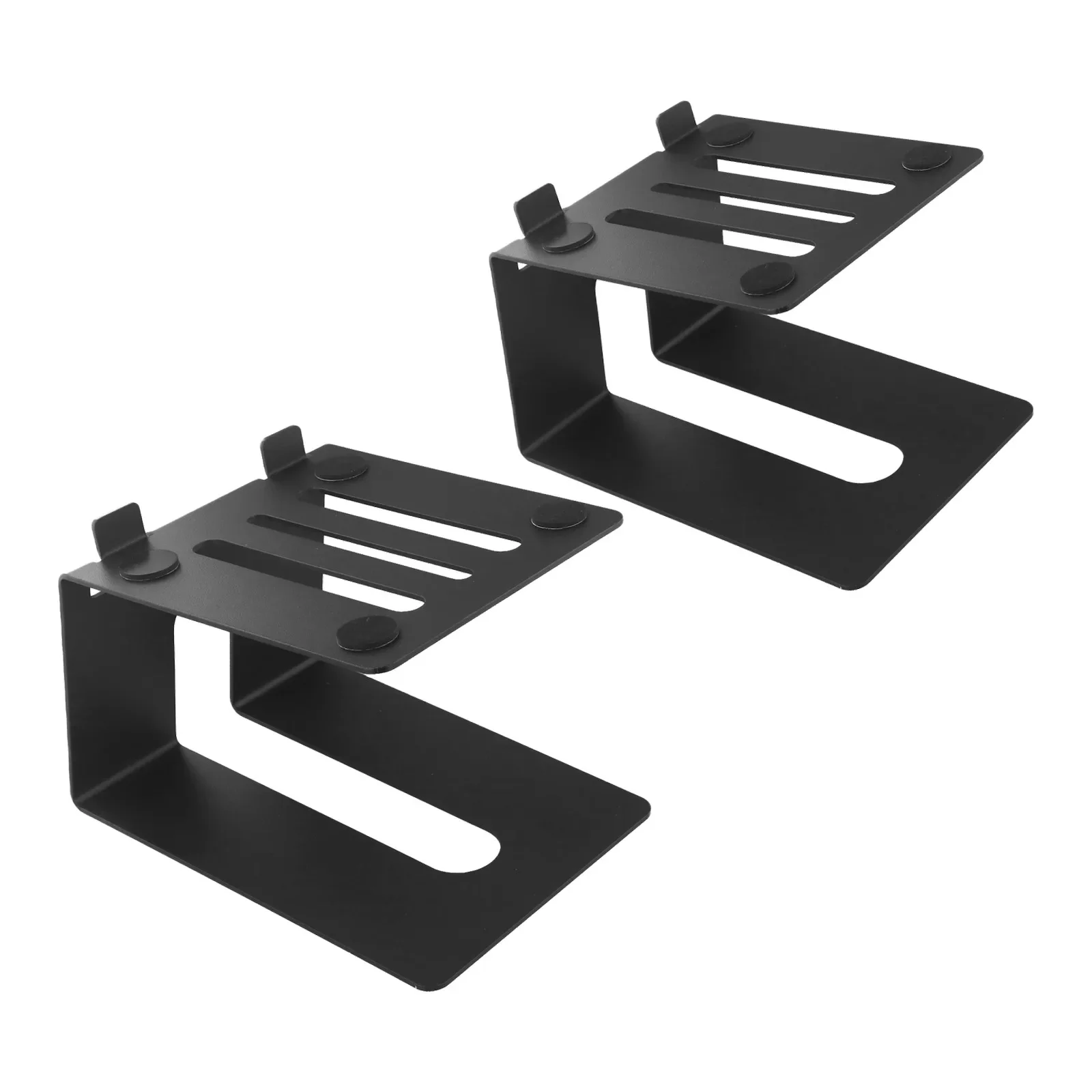

2pcs Desk Audio Stand Studio Monitor Riser For Bookshelf Desktop Laptop Speaker Metal Desk Stable Speaker Stands