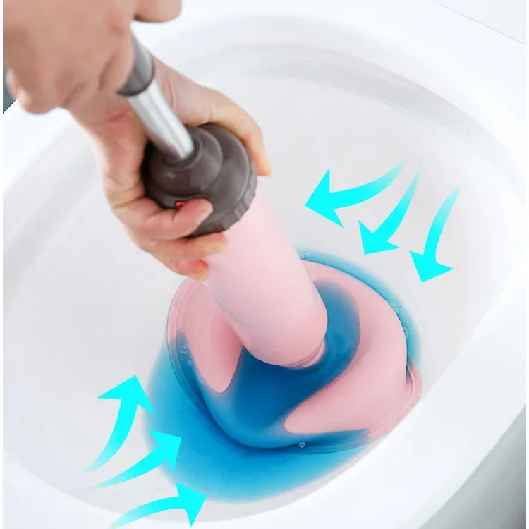 Toilet Suction Cup Multi-purpose A Gun Through The Bathroom Drain Fast Unclogging Powerful Leather Suction Vacuum Pipe Unclogger