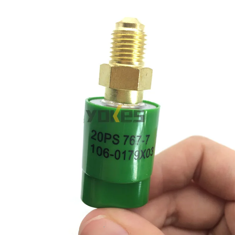 106-0179 1060179 Hydraulic Pilot Pressure Switch Sensor Square Plug for Caterpillar CAT 320B Excavator Electrical Repair Parts