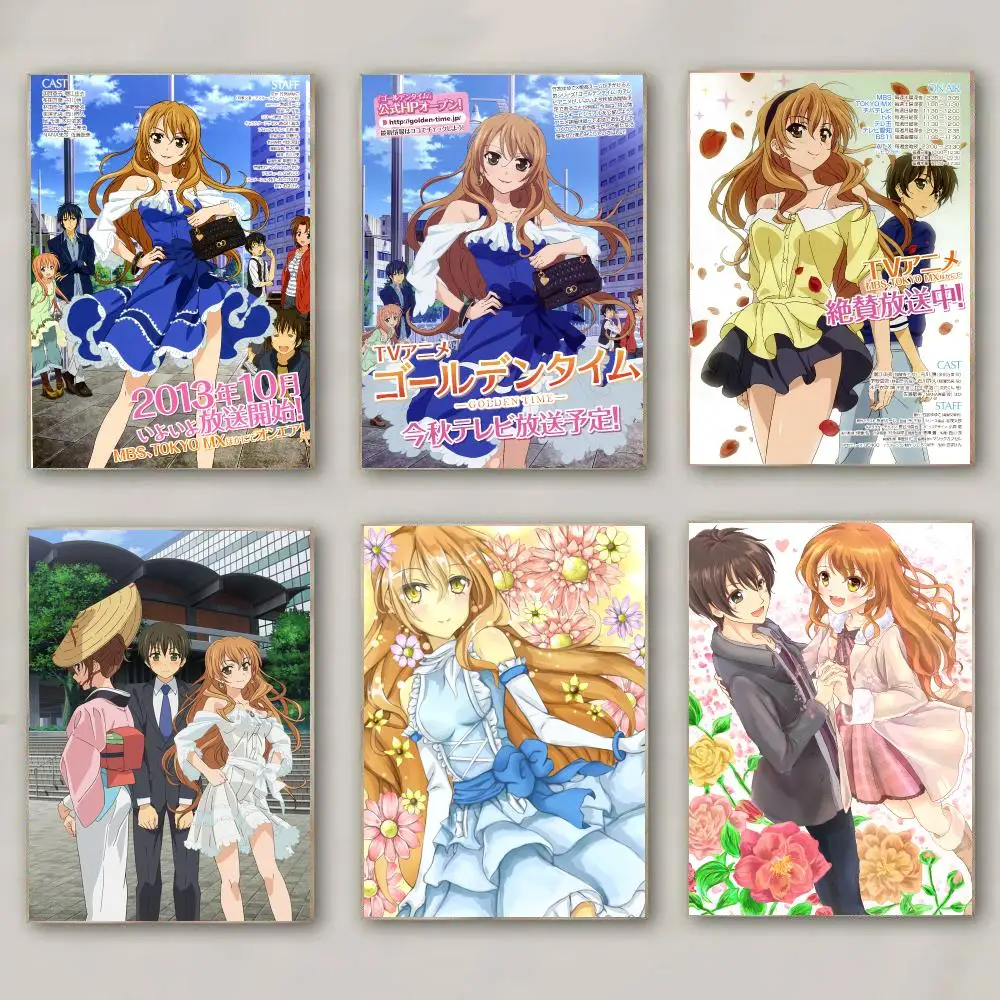 anime G-Golden Time-E Poster Modern Wall Decal for Living Room Cafe Office Bar and Bedroom