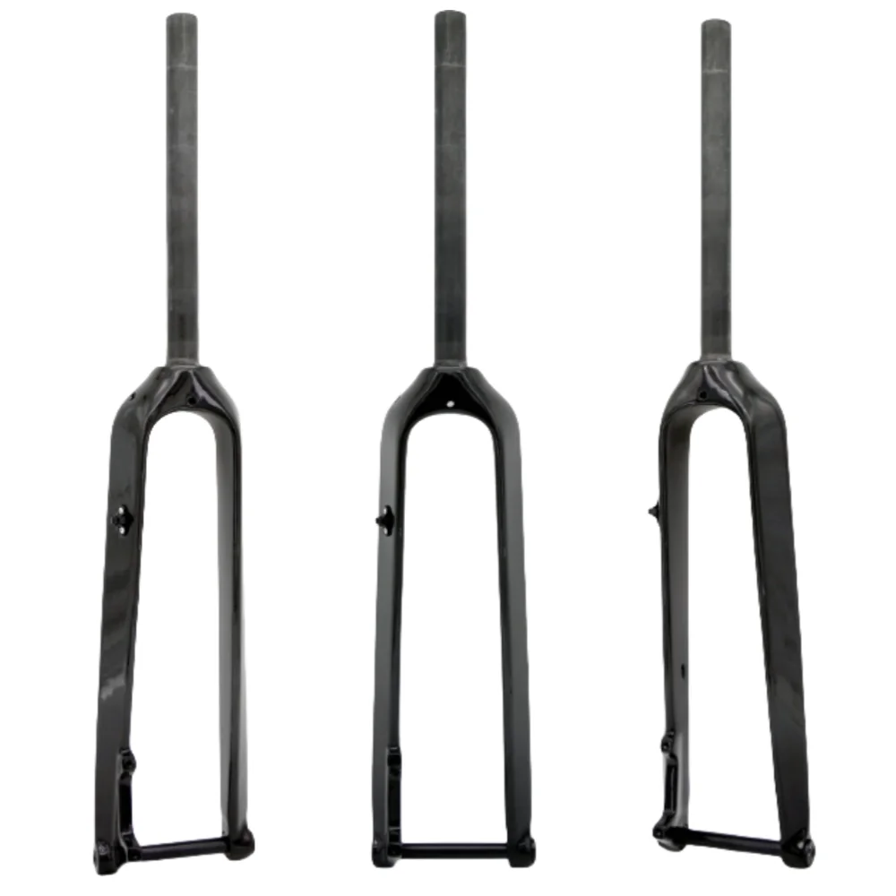 

26er 27.5er 29er Вилка MTB из углеродного волокна 15x100 мм Boost 1-1/8"-1-1/2" Прямая трубка Max Tire 3.0 Жесткие карбоновые вилки для горного велосипеда