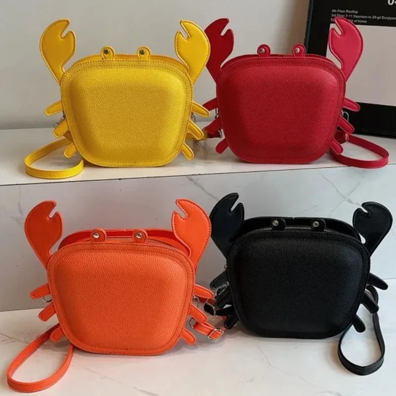 

Crab Shoulder Bag Cartoon Teenage Girls Bolsos De Mujer Hot Cool Sac Femme Crossbody Bags for Woman Cute Trendy Mini Bolso