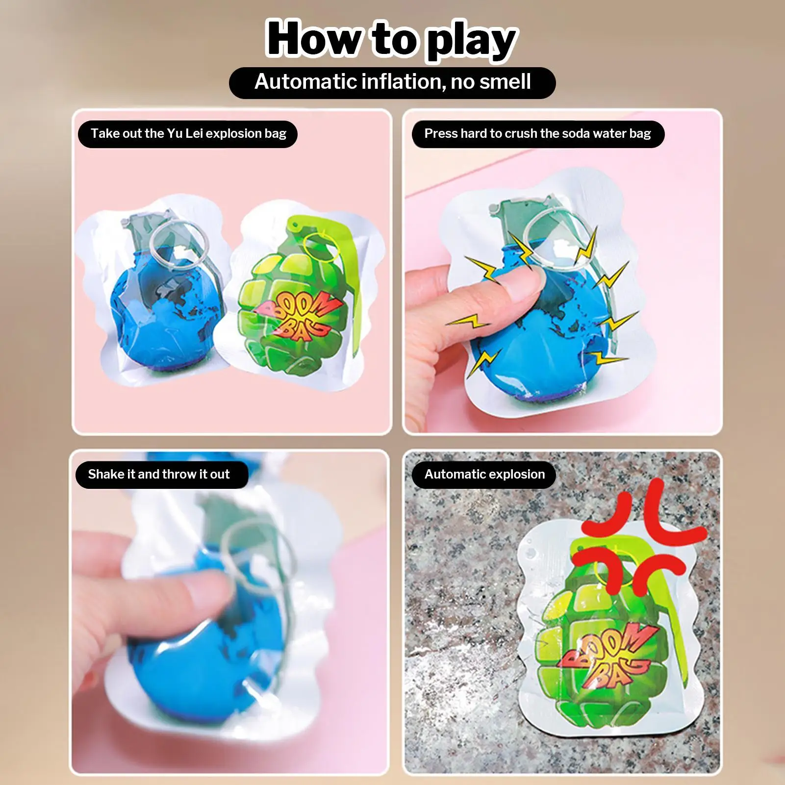 Juguetes de broma, juguetes para trucos, broma para niños, 100 piezas, accesorios de broma para fiestas de Halloween, premios de carnaval, recompensas en el aula