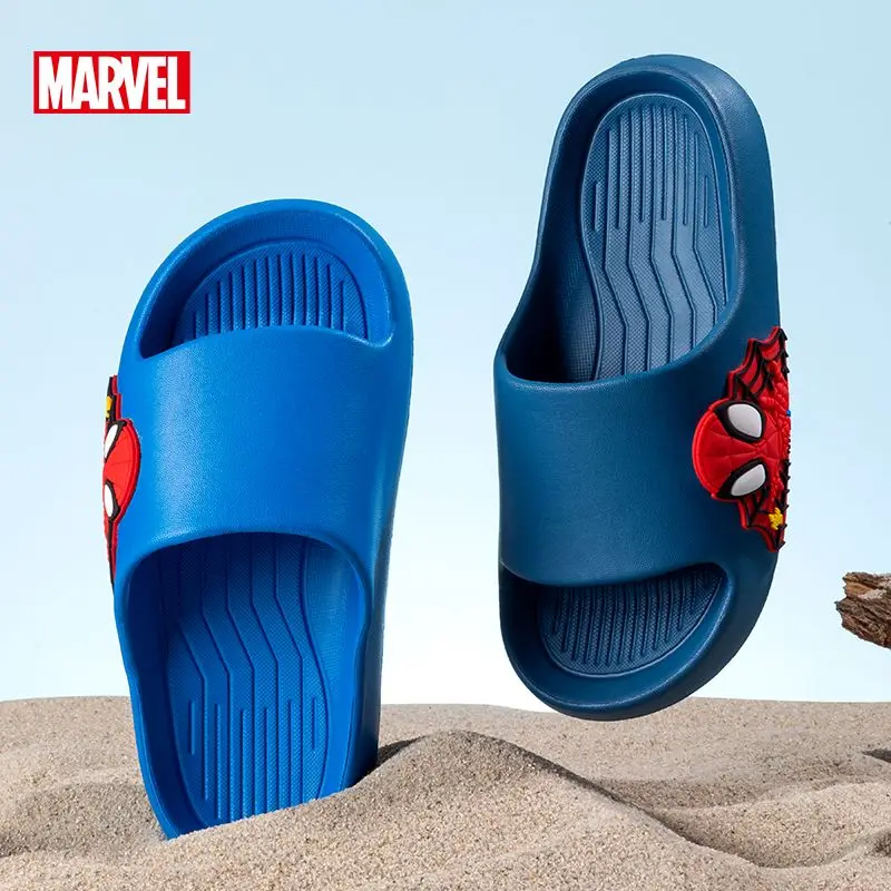 Disney New Summer frozen Spider-Man  kids Shoes Lovely Cartoon Princess Beach Home Shoes Slippers Kids Casual Shoes