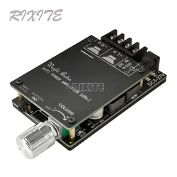 ZK-502C HIFI Stereo Bluetooth 5.0 TPA3116 Digital Power Audio Amplifier Board TPA3116D2 50WX2 Stereo AMP Amplificador