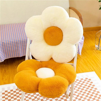 50cm Large Soft Stuffed Six Petal Flower Cushion Girly Room Decor Sunflower Pillow Bay Window Flower Sit Bedroom Seat Pillow