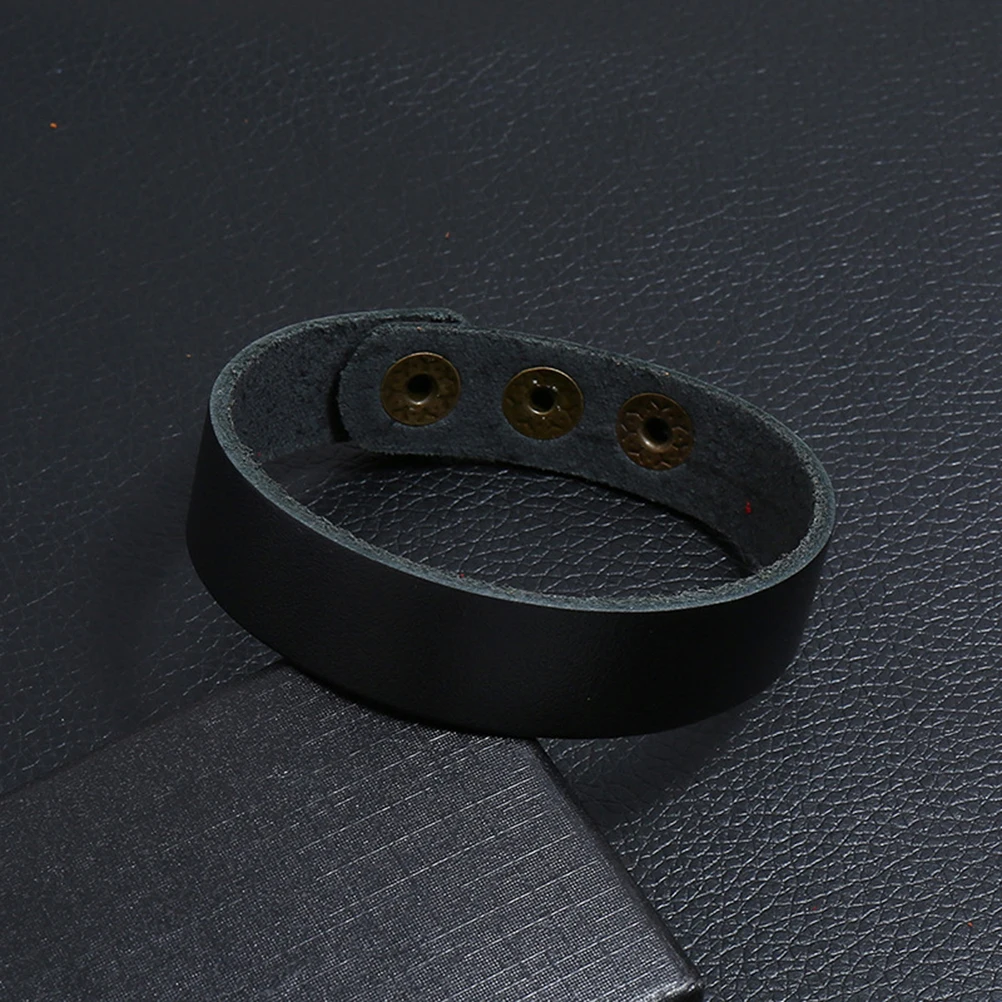 

4 PCS Cowhide Bracelet Simple Wrist Chain for Students Lovers Men and Women