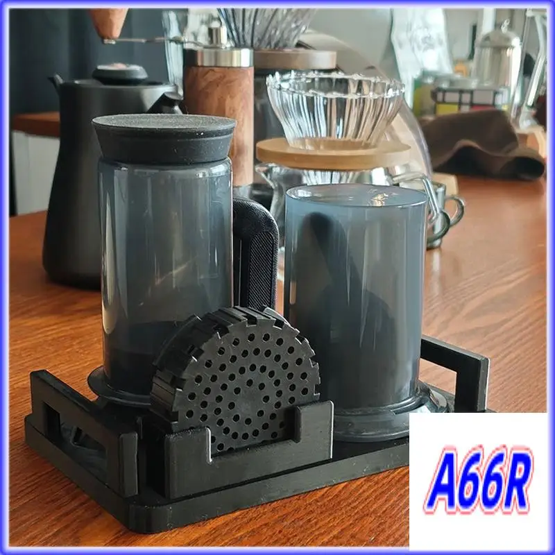 رف تخزين أدوات القهوة RR لصانع القهوة Aeropress، حامل فلتر القهوة