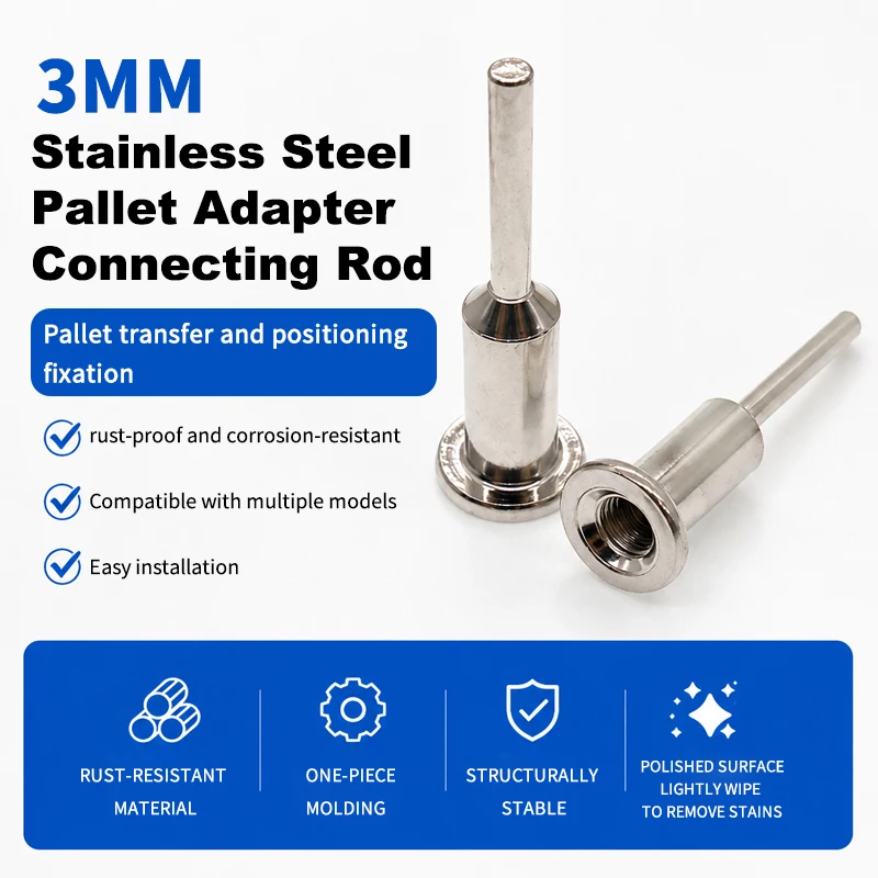 3MM Connecting Adapter Thread 10/20/30Pcs Conversion Rod for Electric Drill Angle Grinder ScrewBacking Pad Polishing Disc