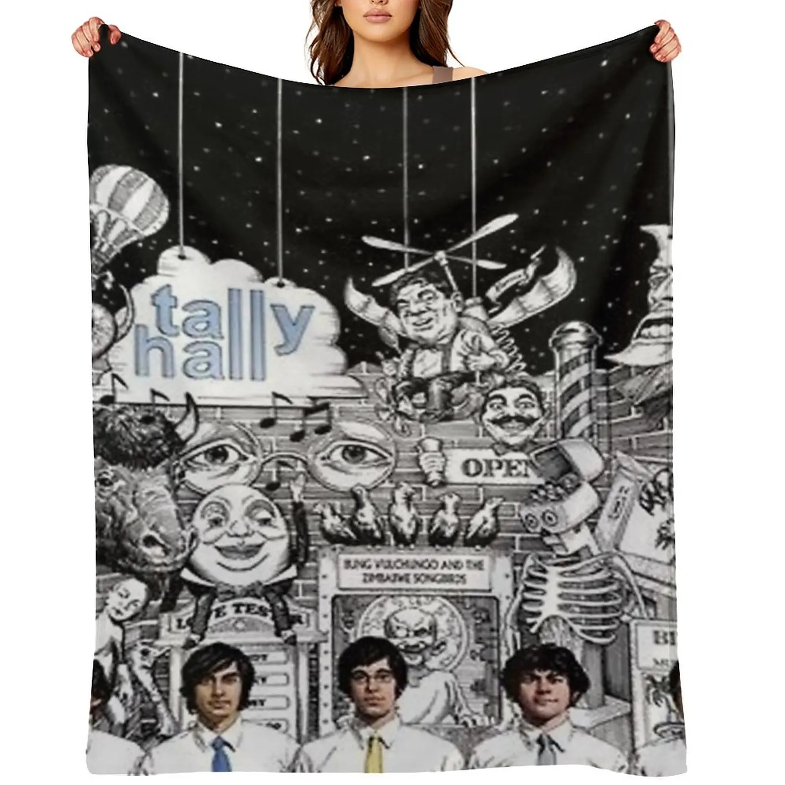 

Mechanical mesuem Throw Blanket Sofa Throw Flannel heavy to sleep Furrys Blankets