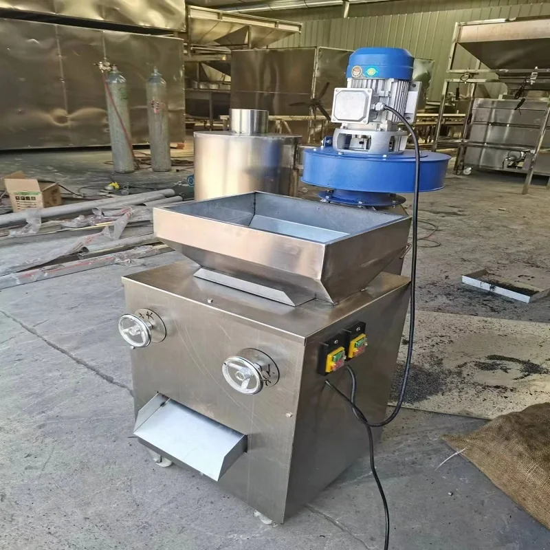 automatic cocoa bean peeling machine cocoa bean peeling sorting machine cocoa bean crushing machine