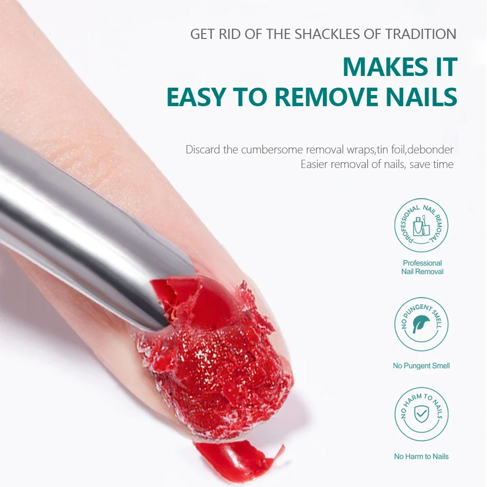 Nailpop Magic Remover Nail Gel Polish Clean Fast Remover Within 3-5 MINS UV Gel Polish Magic Burst Nail Gel Remover Tool 15ml