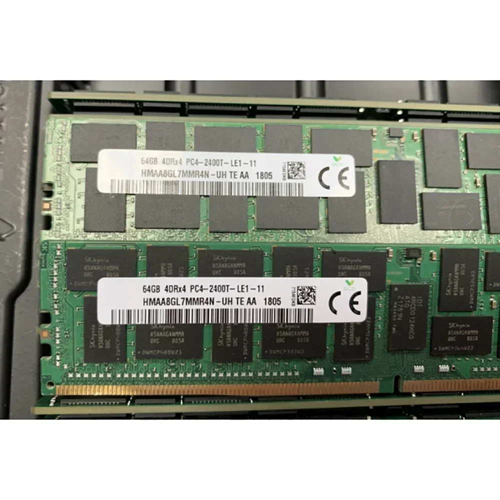 Sk hynix ram,HMAA8GL7MMR4N-UH, 64gb,4drx4,PC4-2400T-L,ddr4,2400 reg,lrdimm用のサーバーメモリ