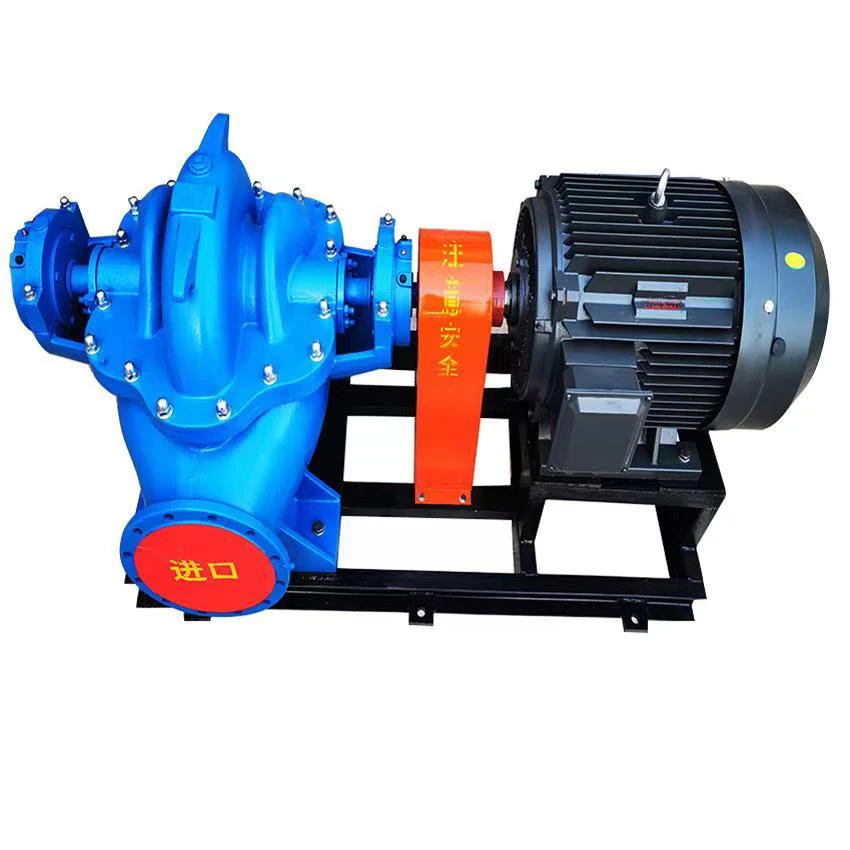 Pompa industriale ad alta pressione grande Pompa divisa da 55 kW 1000,5 m S Macchina centrifuga per pompaggio acqua di mare ad alto sollevamento 60 Hz a doppia aspirazione