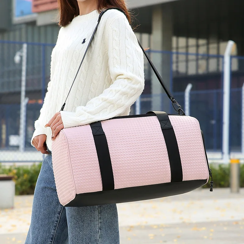 New Casual Travel Bag Dry and Wet Separation Shoe Compartment Design Luggage Storage Bag Fashion Commuter Yoga Swimming Bag