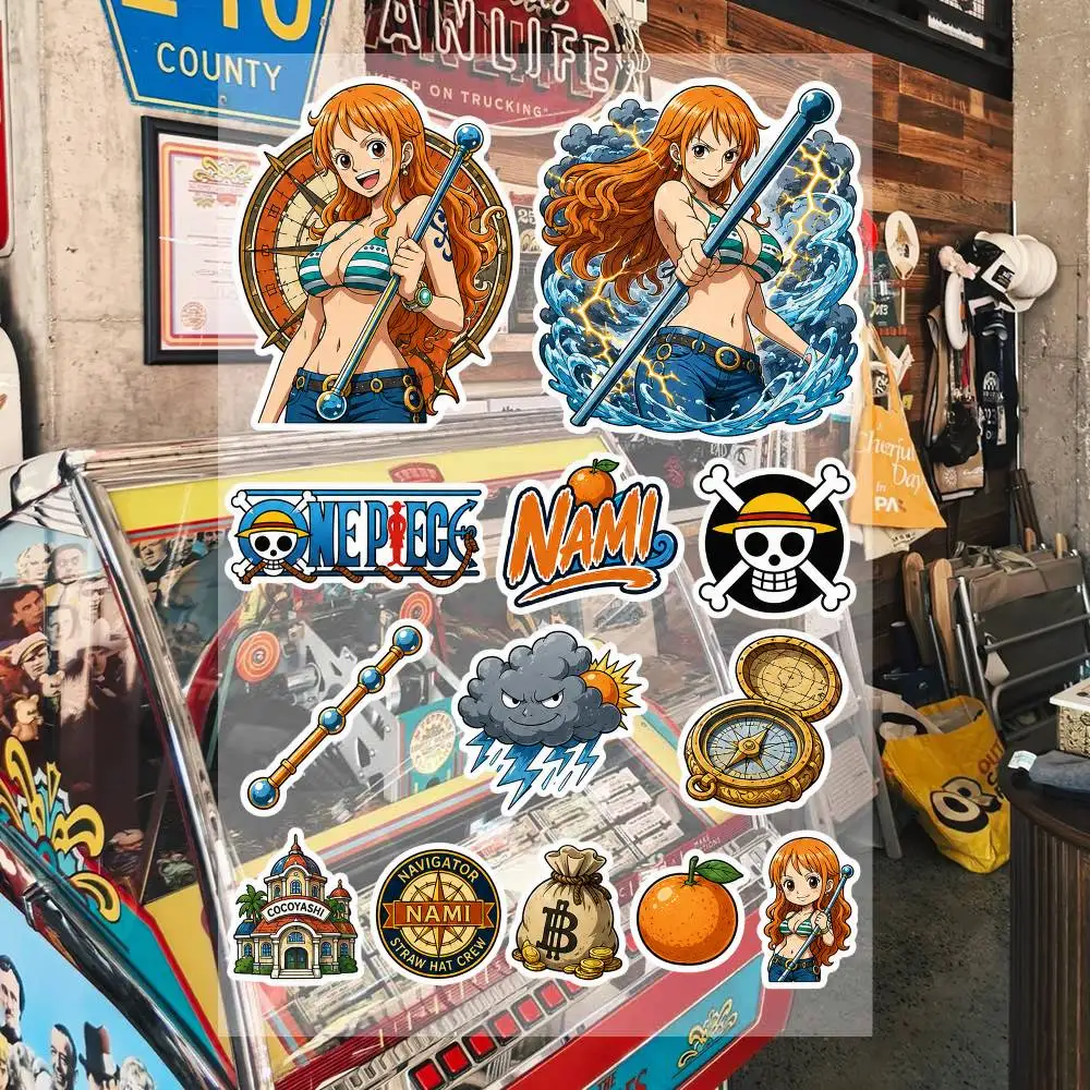 AnimeNam-i Ästhetische Graffiti-Aufkleber Wasserfeste PVC-Sticker für Auto Motorrad Skateboard Helm Notizbuch