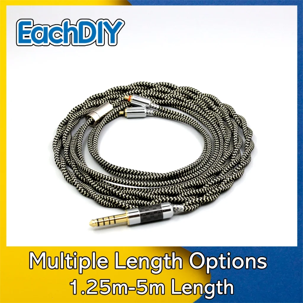 

2 Core 2.8mm Litz OFC Earphone Shield Braided Sleeve Cable For UE Live UE6Pro Lighting SUPERBAX IPX 8058