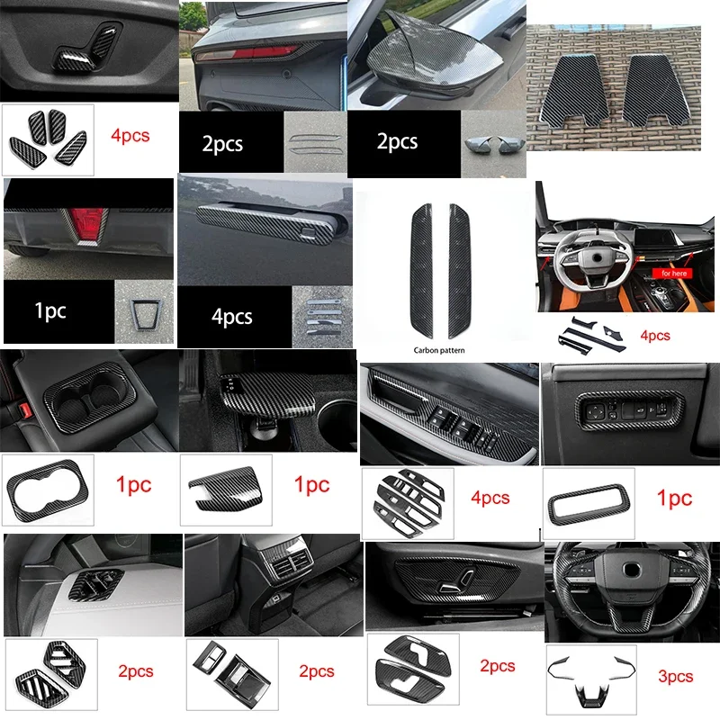 16kits Carbon Pattern for Changan UNI-V 2020-2022 Univ