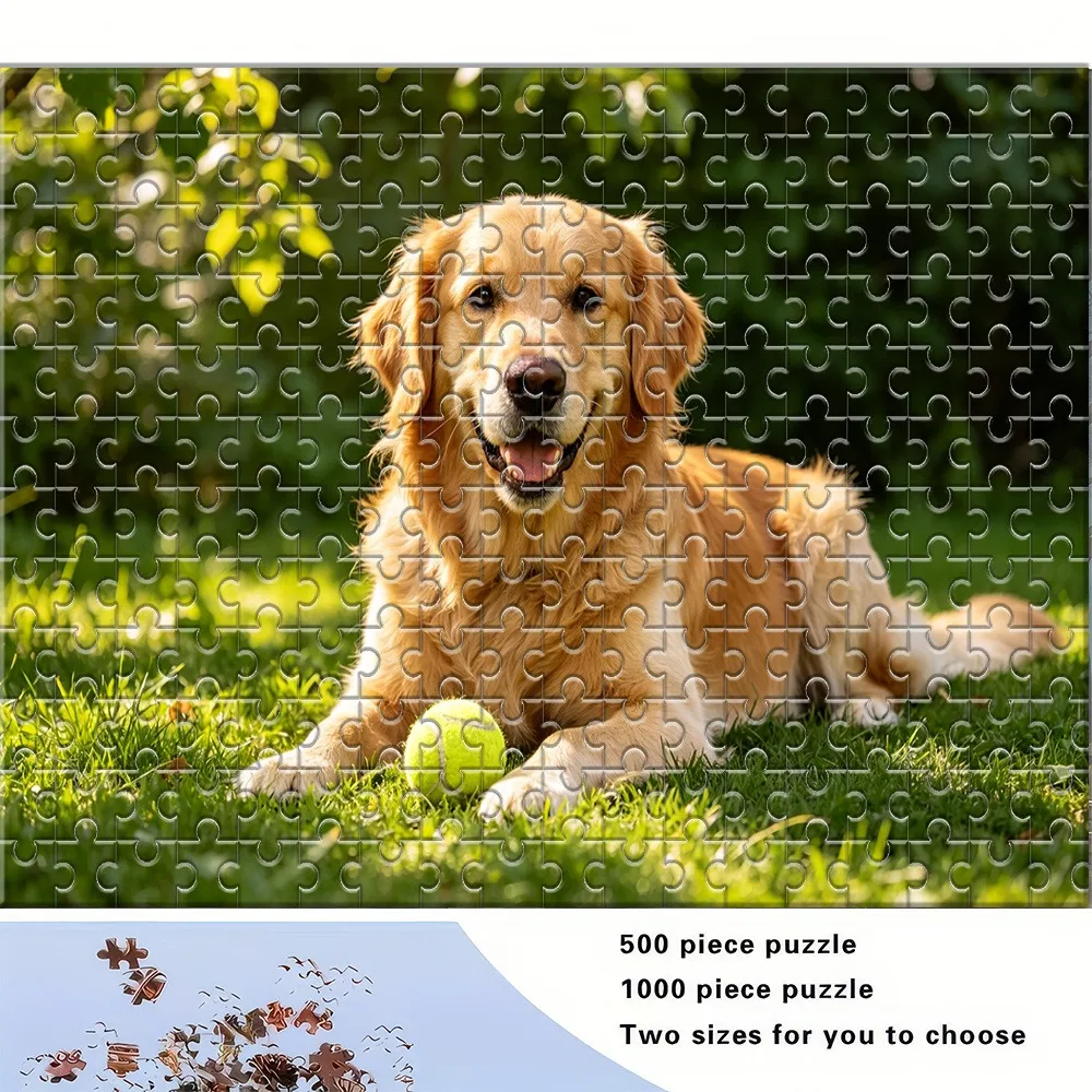 35/300/500/1000pcs Personalized Custom Photo Puzzle Couple Photos From Your Photo Custom Puzzle For Adults Photo Jigsaw