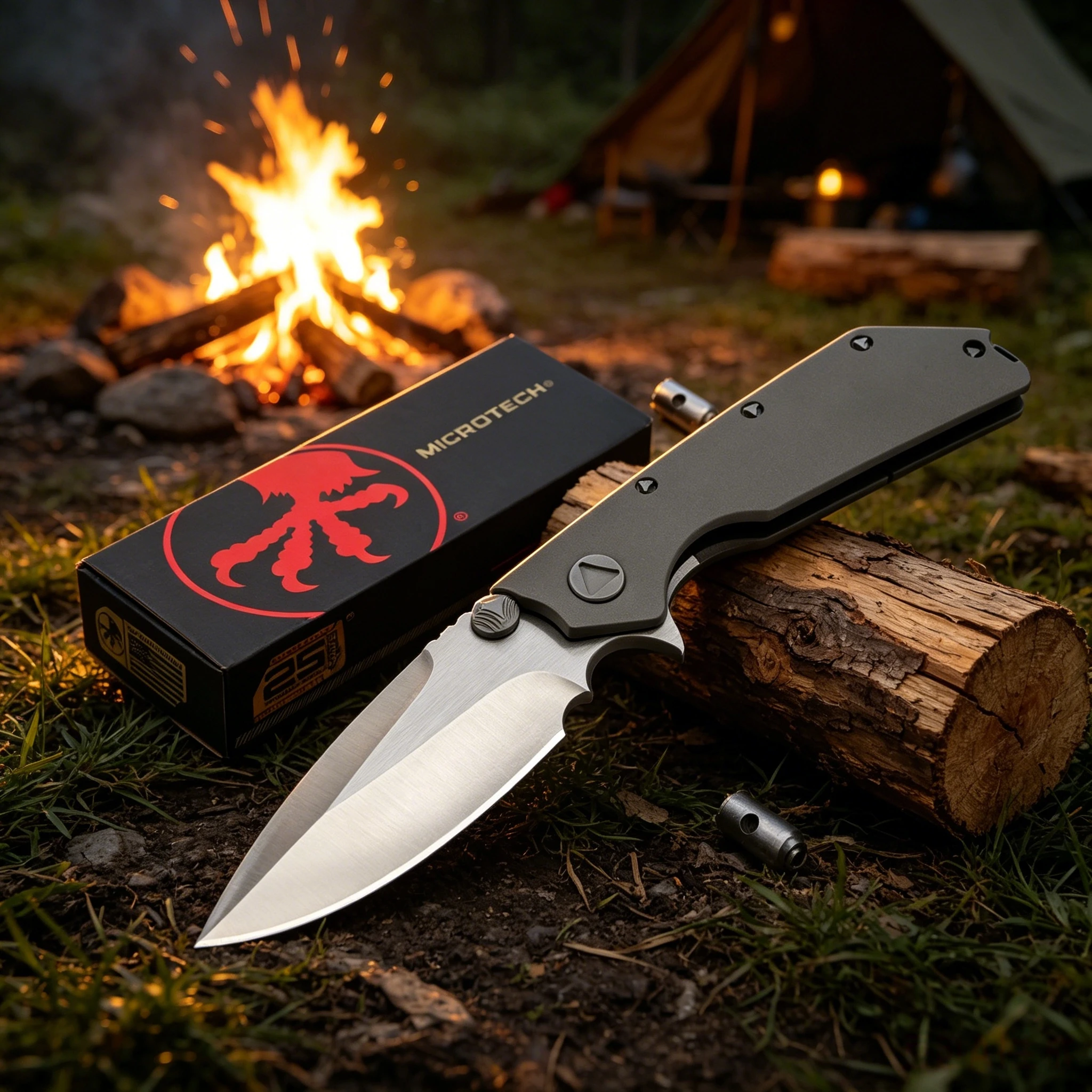 DOC Titanium Alloy Folding Knife High-Quality D2 Steel Pocket Knife Convenient Daily Carry Emergency Tool