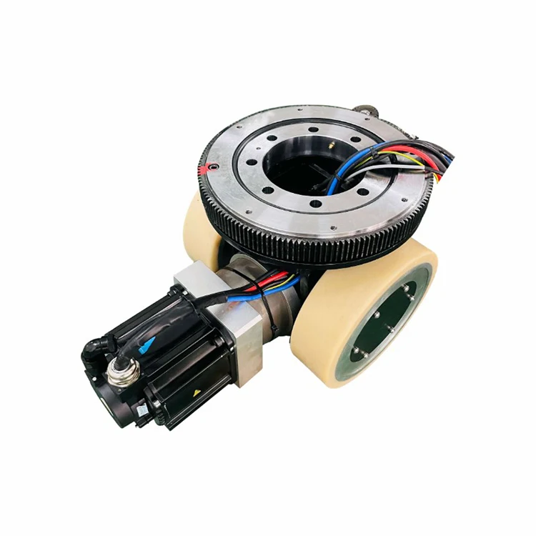 Custom AGV Accessories Automated Walking Drive System DC24V 48V AC220V 3000KG Differential Integrated Drive Wheel