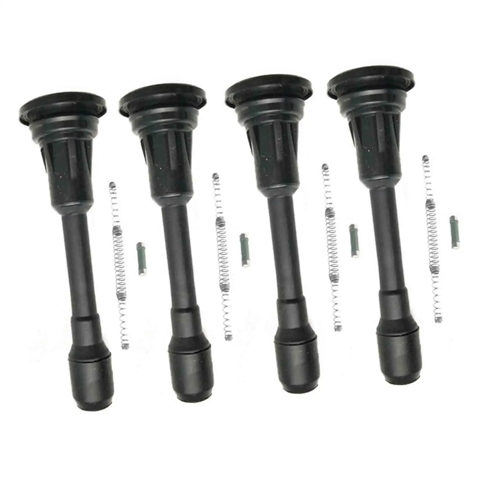 4x Ignition Coil Black Repair Parts High Temperature Resistance Rubber Compatible 222448-ed000 22448-ja00A for Nissan Rogue