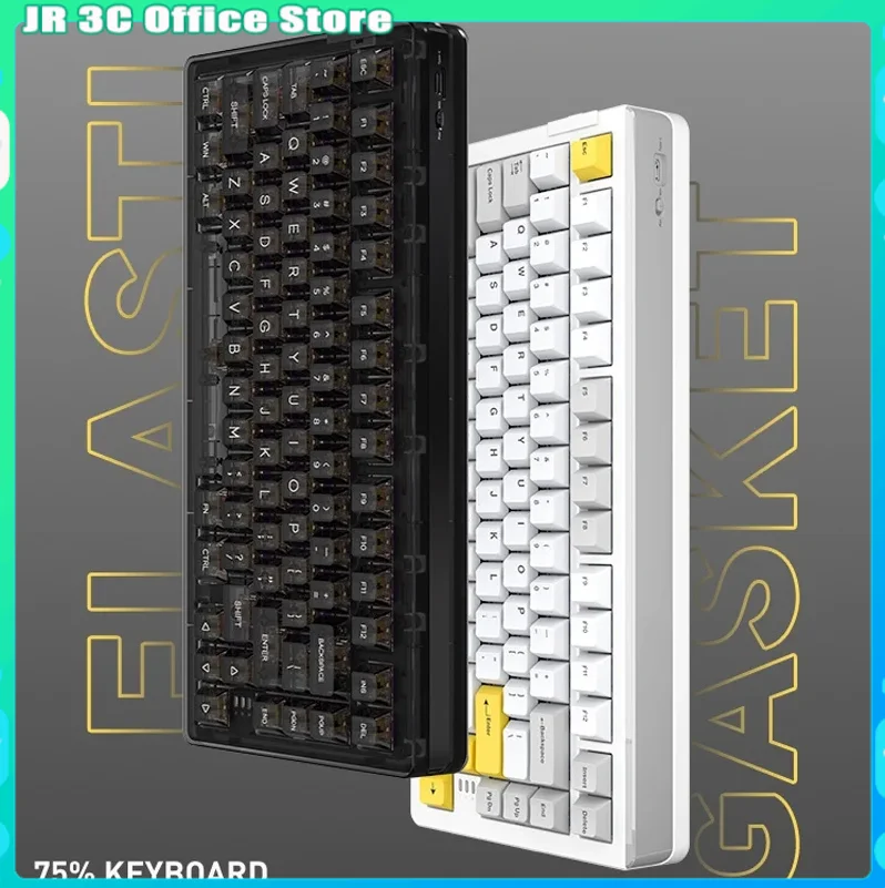 

Dareu A81 The Third Mock Examination 75 Is Equipped With Mechanical Keyboard Customized Kit, Steel Free Game Office Keyboard