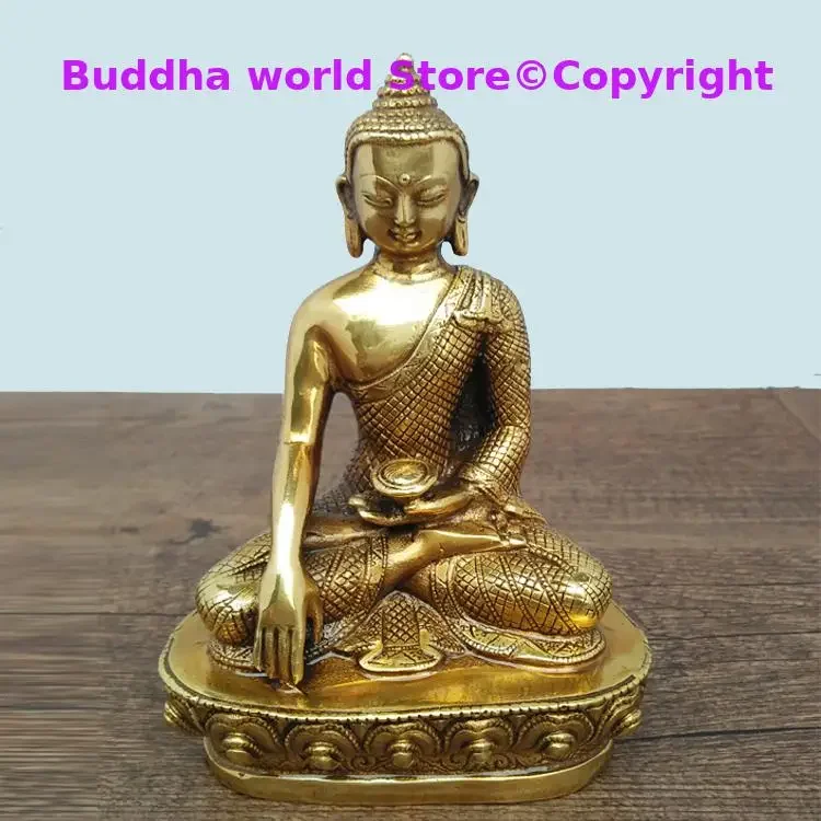

Buddhist supplies GOOD HOME OFFICE CAR SHOP worship buddha statue Buddhism Sakyamuni all-powerful buddha copper buddha statue