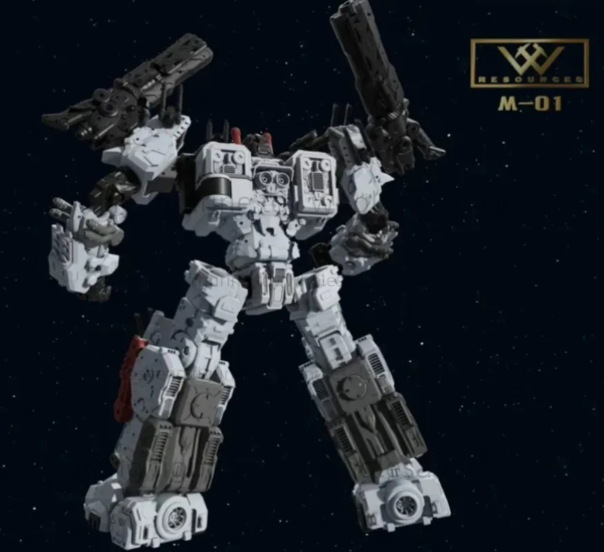 Op voorraad Transformeerd speelgoed M-01 Steel Fortress Baymax FOC Meng Dashuai