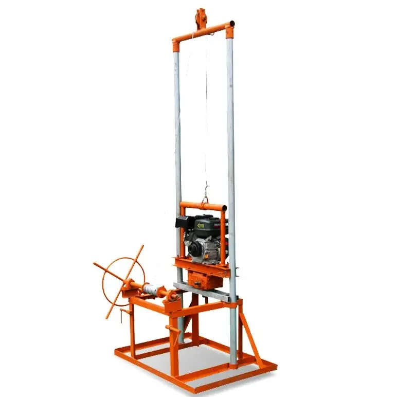 

Customized Lightweight Mini Water Well Drilling Rig 80m Petrol Diesel Portable Drill Machine Hot Sale