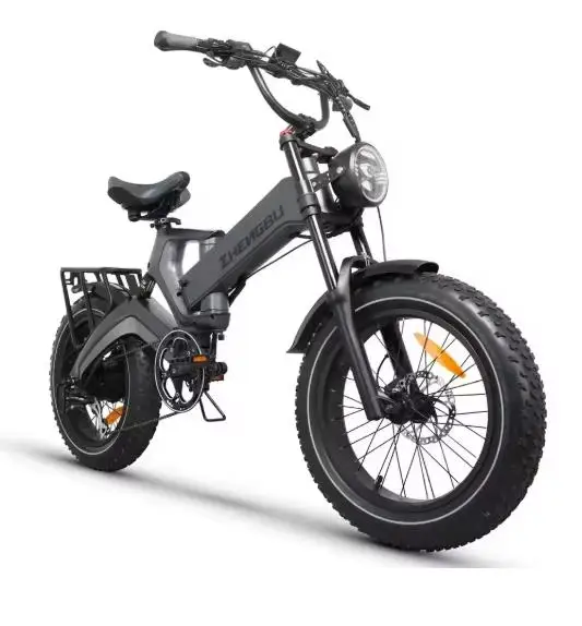 E-bike 48v 1000w 25Ah kit electric bike, 20*4.0 inch ebike fat tire bike, fat tire electric bike electric motorcycle BLACK HOT