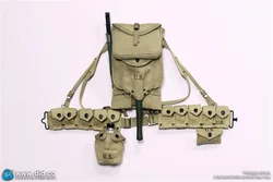 1/6 DID A80156 WWII US 29th Infantry Technician Corporal Upham Backpack Bags Waist Belt Shovel Model Accessories For Fans DIY