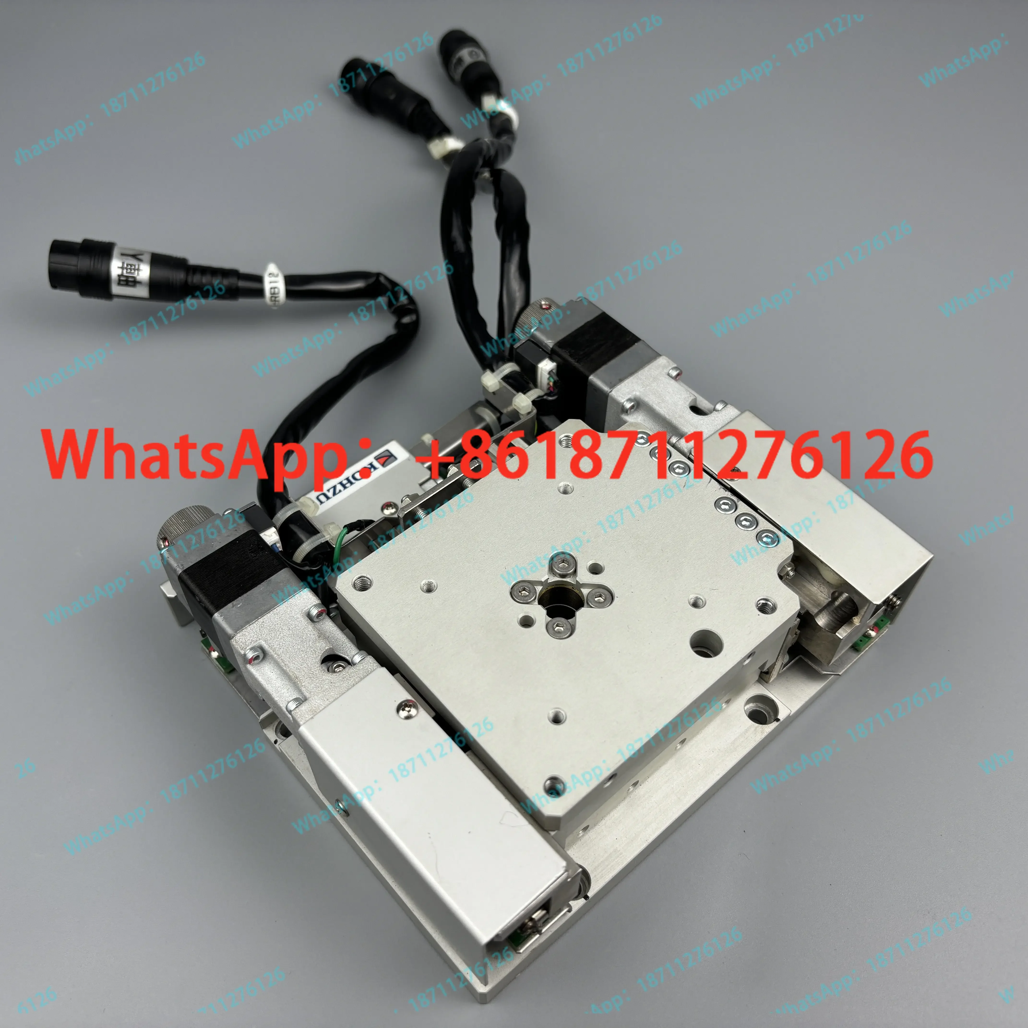 Mesa de Alineación Eléctrica Delgada de 3 Ejes YRA-070 con Escala de Micrones, Mesa de Trabajo Automática UVW 70