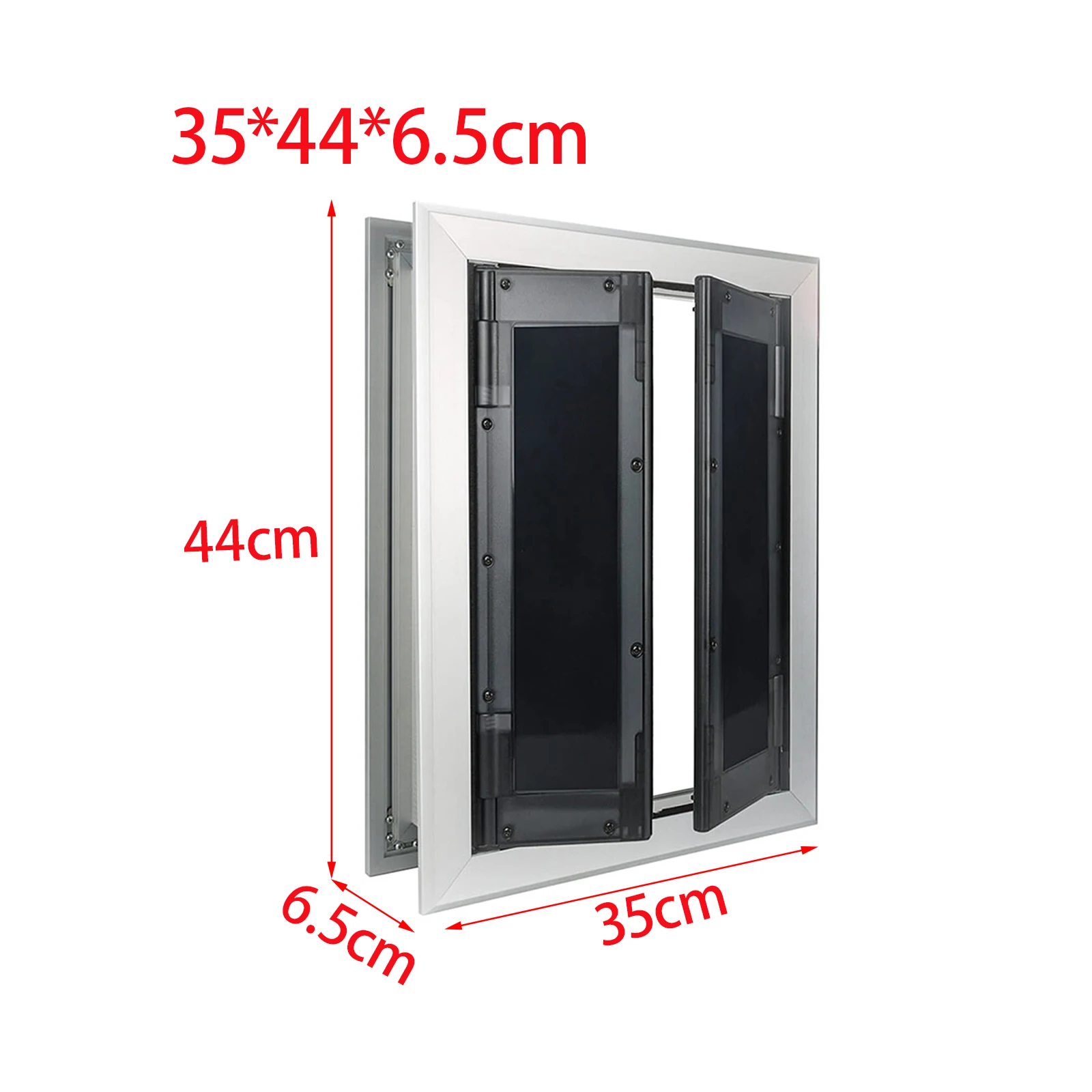 Dogs Door with Flap Heavy Duty Doors Large Aluminum Pet Door Energy Efficient Durable for Exterior Outdoor Indoor Wall Door