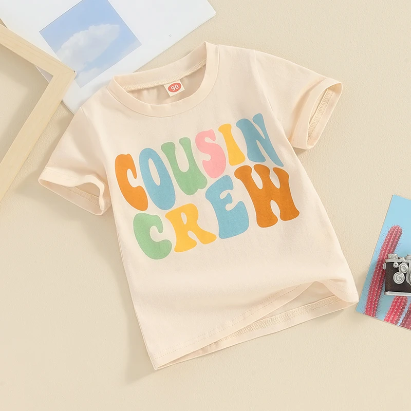 

Baby Girl Boy Clothes Cousin Crew Shirts Shirts Bubble Romper Long Sleeve Pullover Sweatshirt Fall Winter Clothes