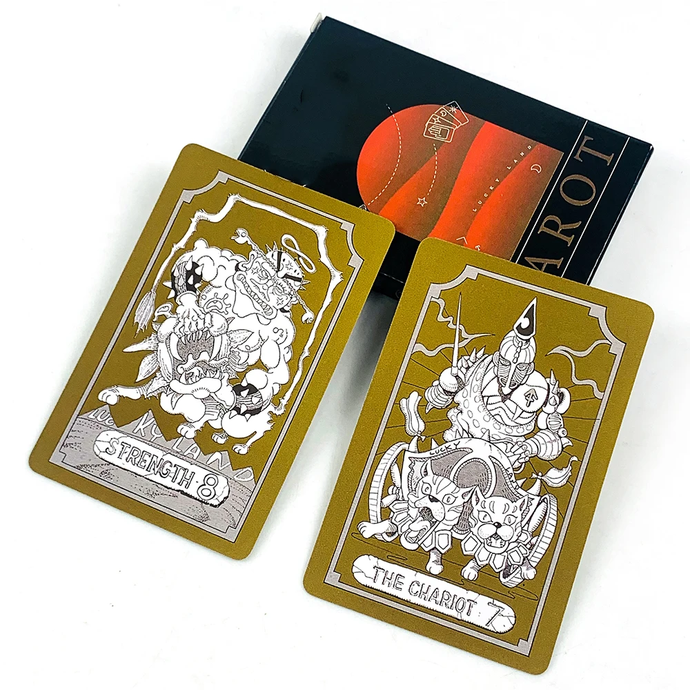 8.5*5.5cm Small Tarot Cards A 22pcs Tarot Cards Stylish & Compact, Ideal For Travel, Meditation & Spiritual Practices