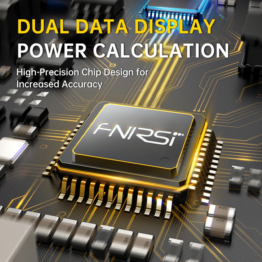 FNIRSI DMC-100 Digitalmultimeter 600 A AC DC Strom TFT Farbbildschirm Spannungszangenmessgerät mit USB-Ladegerät für Elektriker-Werkzeuge