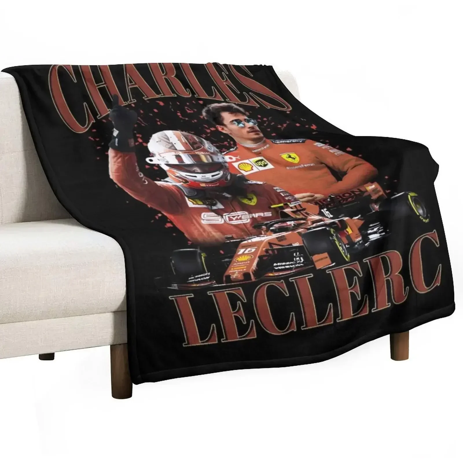 Charles Leclerc Victory Throw Blanket Beautifuls Designers Comforter warm winter Blankets