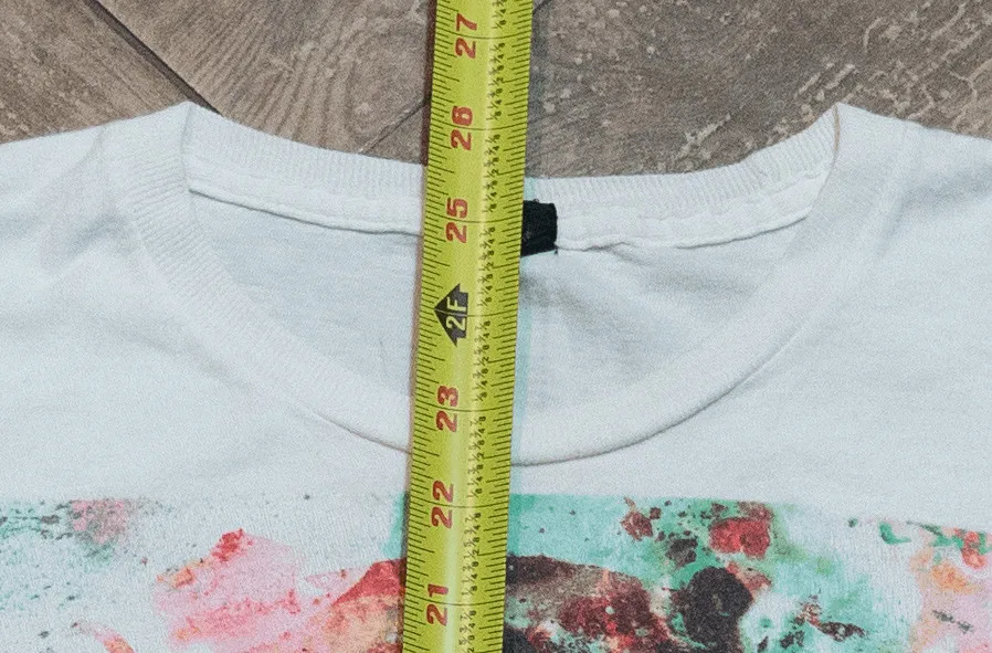 Converge Band Vintage wit T-shirt maat S