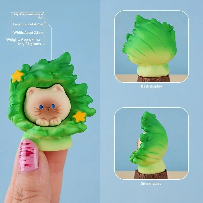 New Cartoon Fadcute Cat PAI Series Resin Figurine Ornament Premium Texture Holiday Home Decoration Model Toys Surprise Gifts