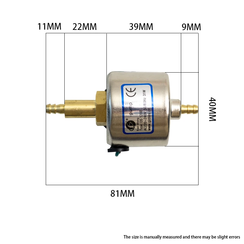 مضخة مياه وزيت من النحاس النقي ، 31 واط ، مضخة مياه ، ملحقات مسدس الرش ، محرك البخار